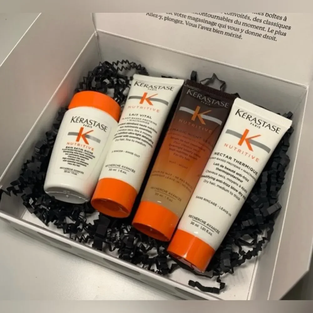 Nutritive Hair Care Set - White and Orange